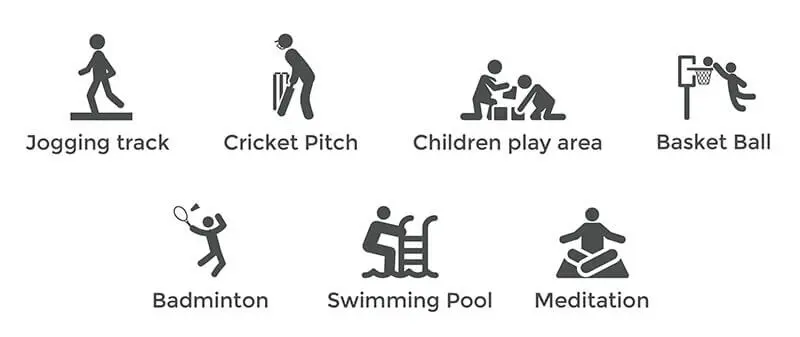Amenities at Madhav Platina Residential Project