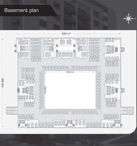 Madhav Platina Basement Parking Floor Plan